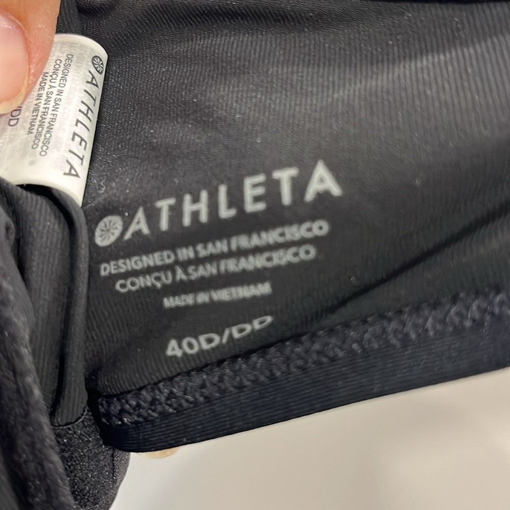 New never worn black Athelta bathing suit top - Picture 3 of 6